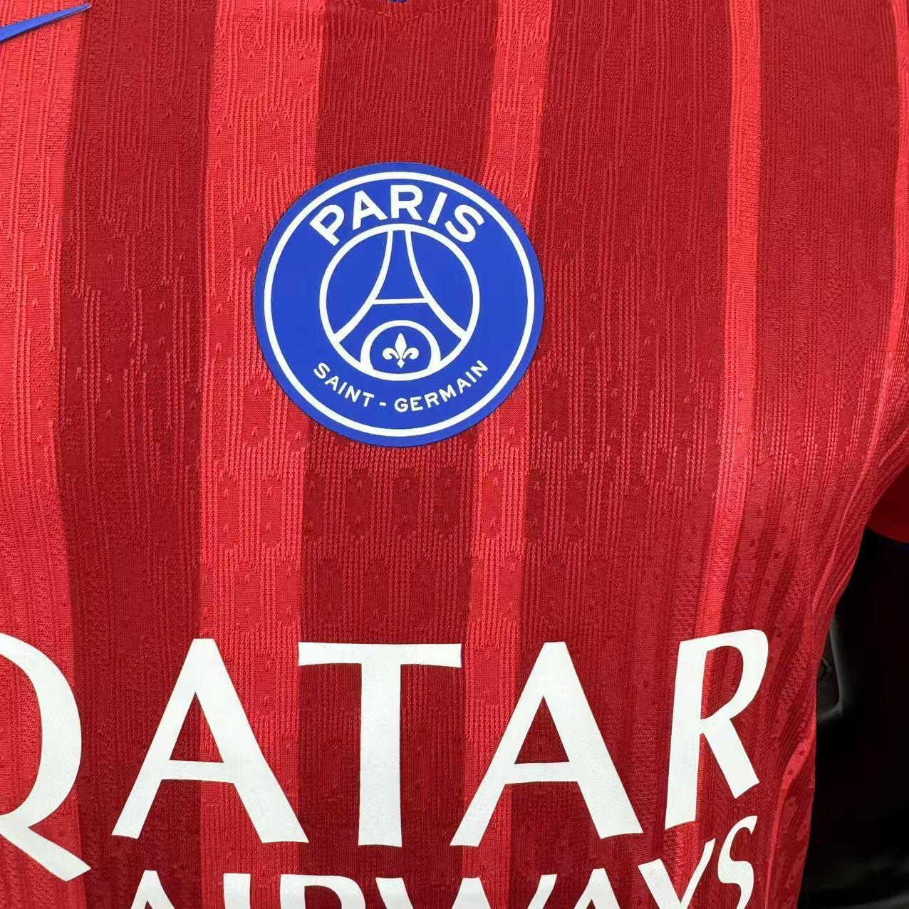 Player Version 25-26 PSG Third Red Jersey