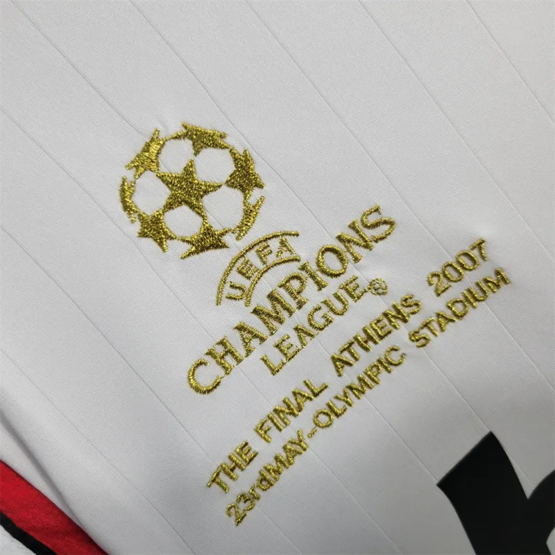 06-07 AC Milan UCL Final Retro Jersey Away Long Sleeve