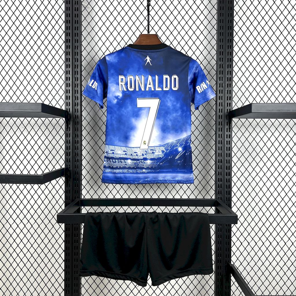 Cristiano Ronaldo 2025-26 Real Madrid Kids Kit