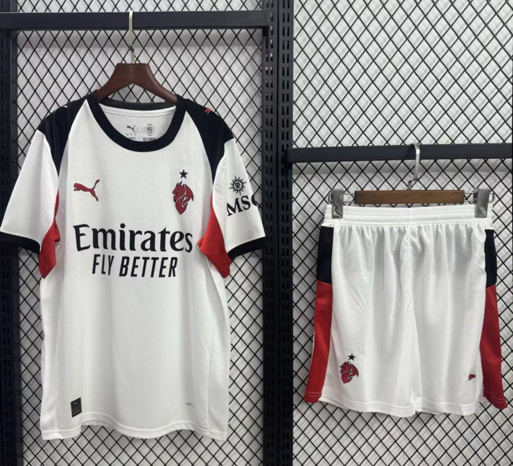 25-26 Kids AC Milan Away Jersey