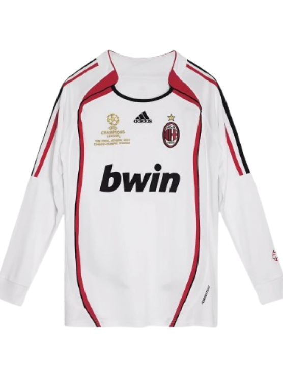 06-07 AC Milan UCL Final Retro Jersey Away Long Sleeve