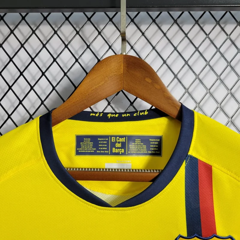 Barcelona UCL Final Retro Away Long Sleeve Jersey 2008-09