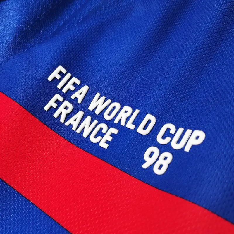 France World Cup 1998 Retro Jersey Long Sleeve