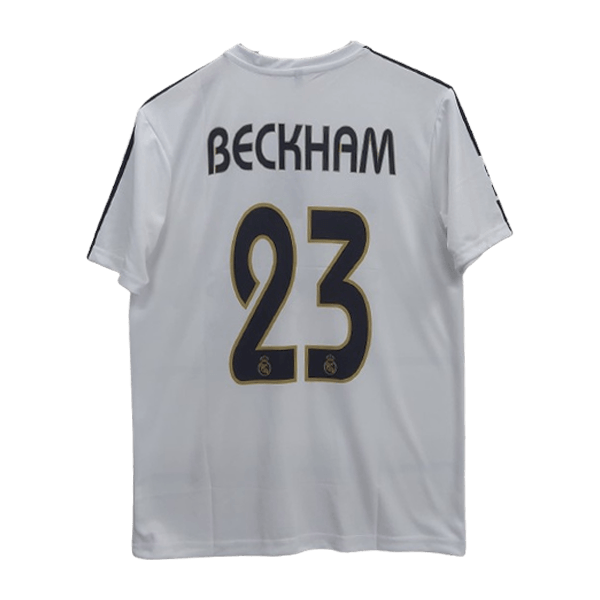 BECKHAM #23 Real Madrid Retro Jersey Home Shirt 2004-05