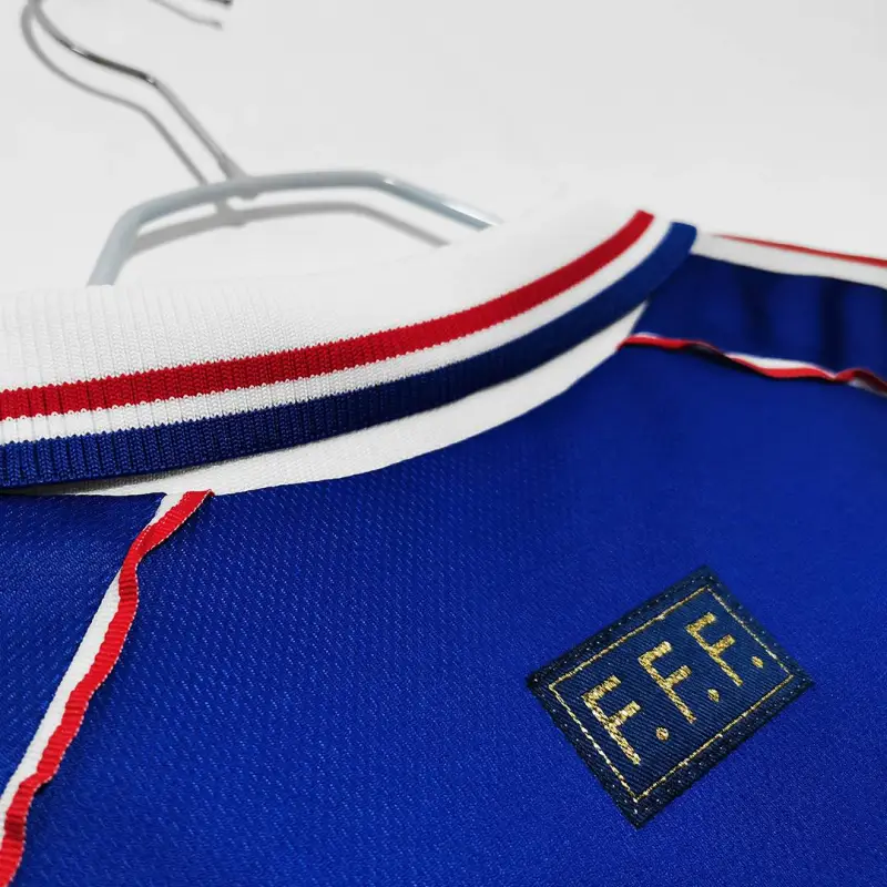 France World Cup 1998 Retro Jersey Long Sleeve
