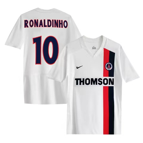 Ronaldinho10# Nike 02-03 PSG Retro Jersey Away