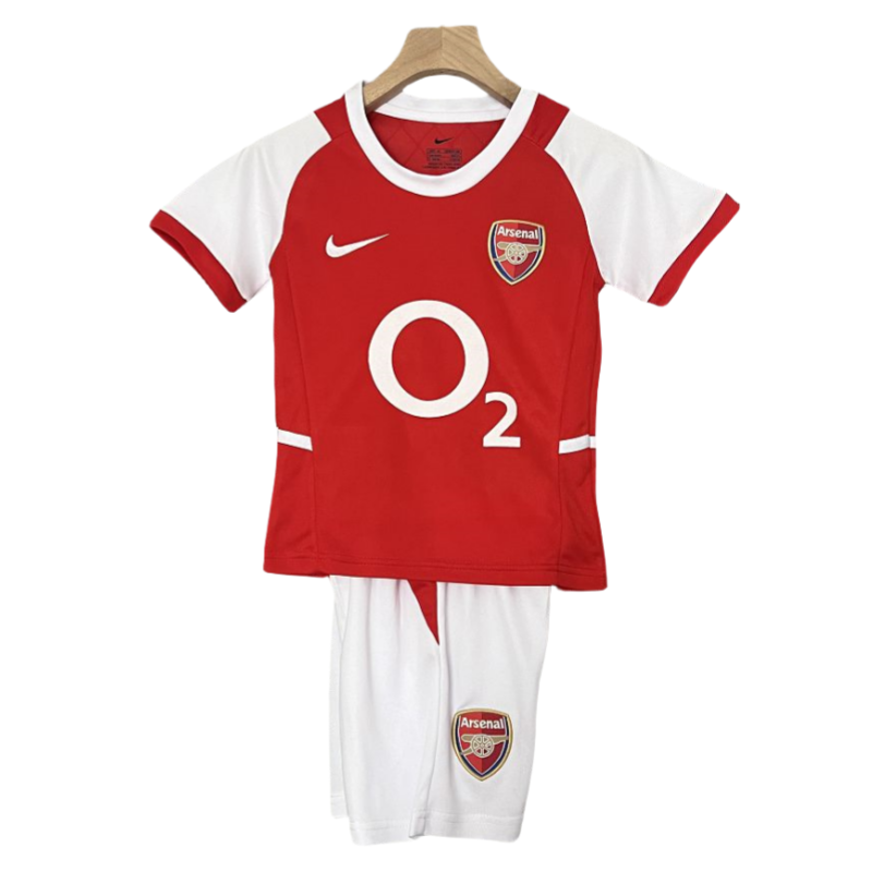 Arsenal Home Retro Kids Kits Children Shirt Cheap Jerseys 02-04