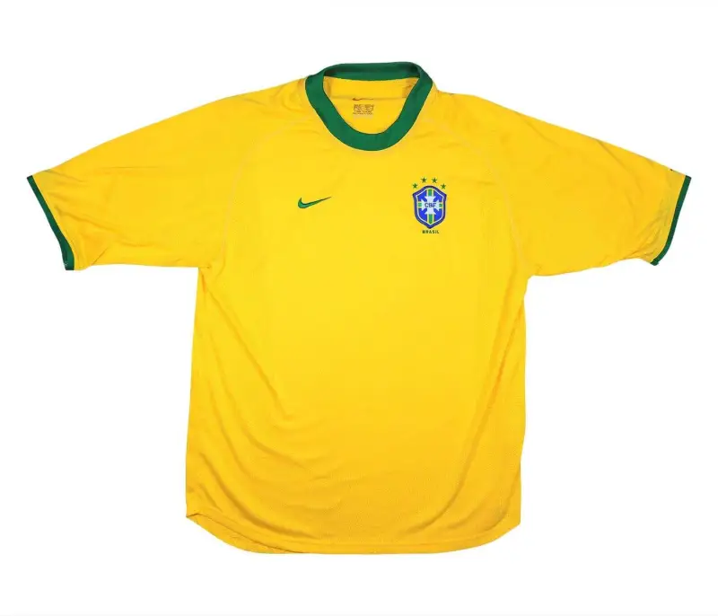 Brazil 2000 Retro Jersey Home
