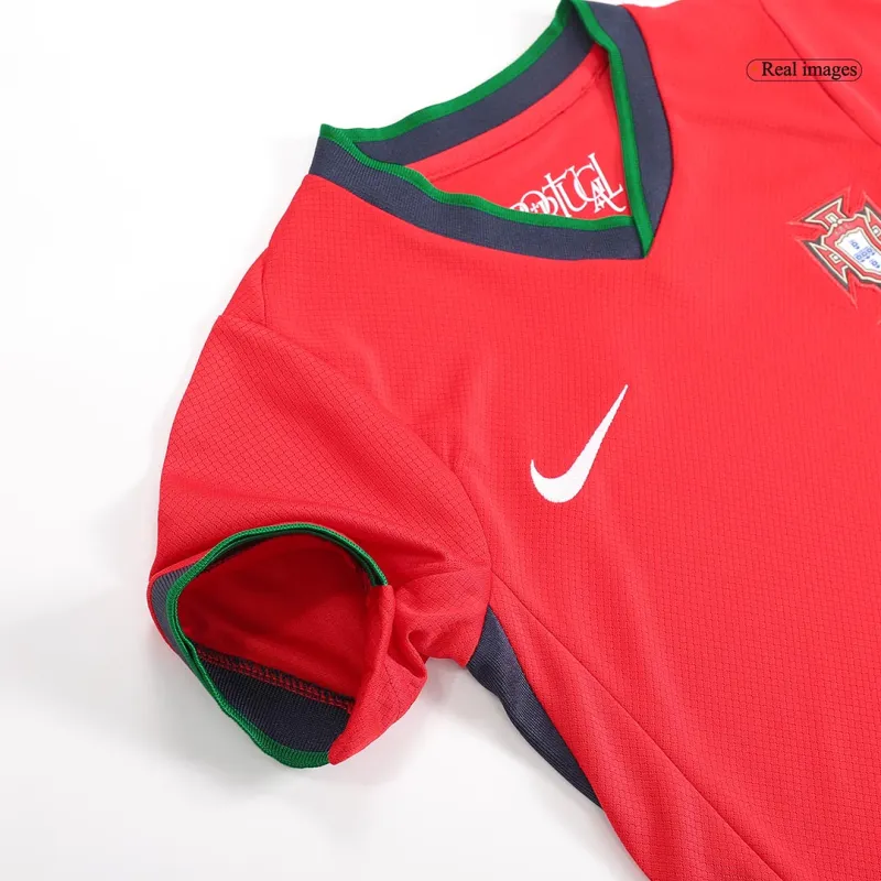 2024 Kids Portugal Nation  Home Kit EURO
