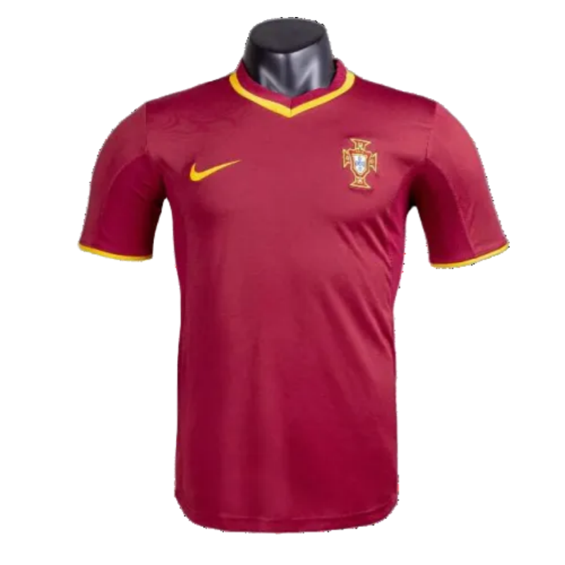 Portugal Euro Cup 2000 Retro Soccer Jersey Home