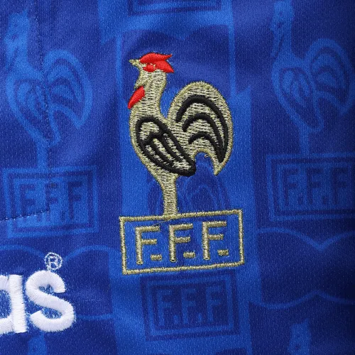 France Euro Cup 1996 Retro Jersey Home