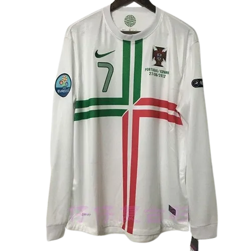 Portugal 2012 Retro Jersey Away Long Sleeve
