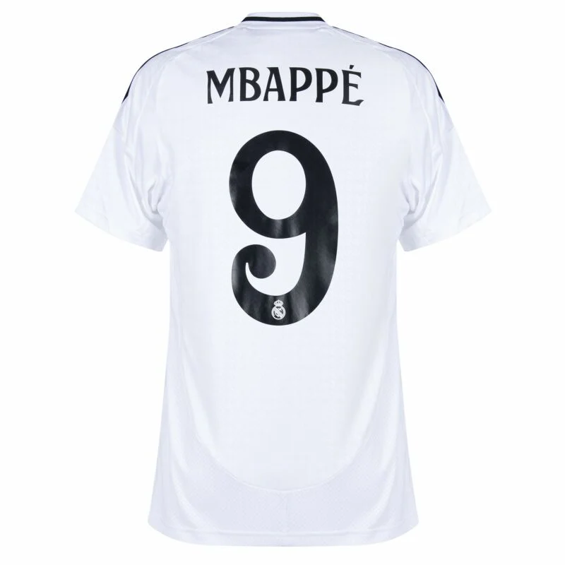 Real Madrid Home Mbappé 9 Shirt 2024-2025 Size：S-4XL