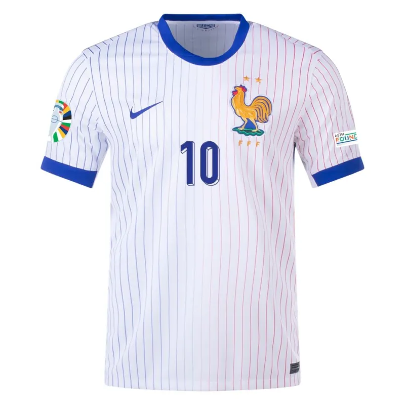 2024 Euro Nation France Away Jersey MBAPPE #10 GIROUD #9 GRIEZMANN #7 Soccer Apparel