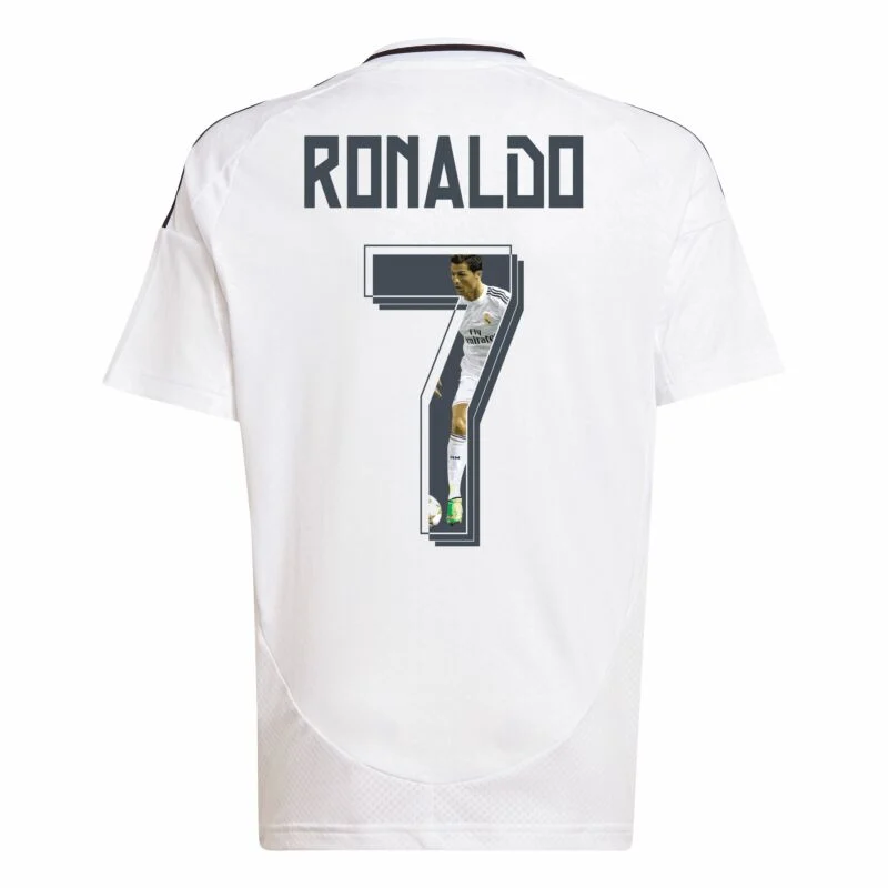 Real Madrid Home Ronaldo CR7 Shirt 2024-2025 Size：S-XXL