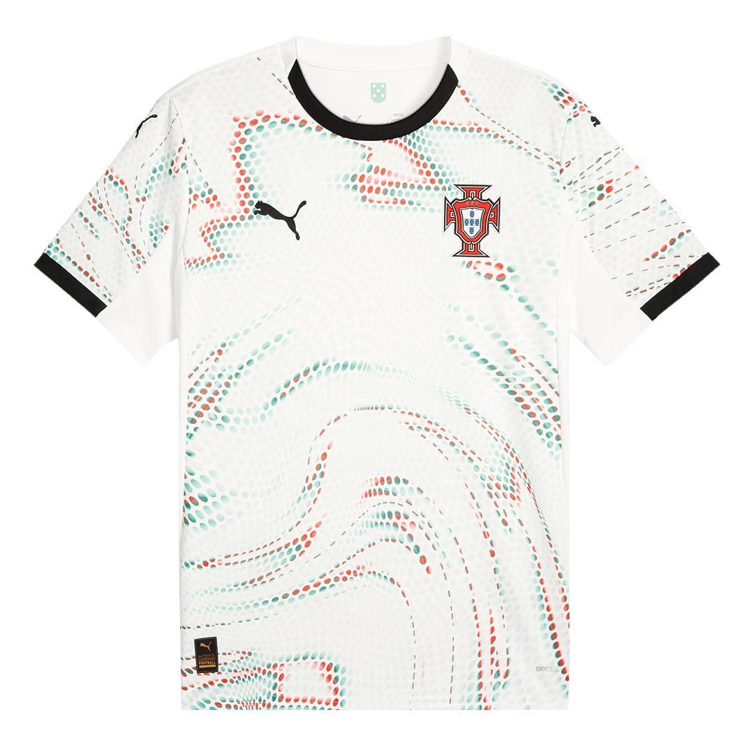 Portugal Puma Soccer Jersey Away Custom Shirt 2025