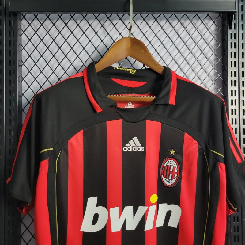 2006-07 AC Milan Ronaldo #99 Maldini #3 Kakà #22 Retro Jersey Home Replica