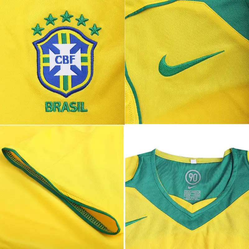 Brazil 2004 Retro Jersey Home