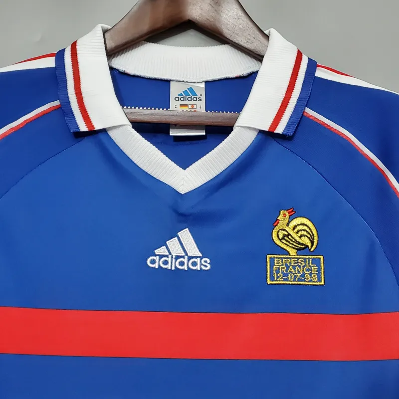 France World Cup 1998 Retro Jersey Home