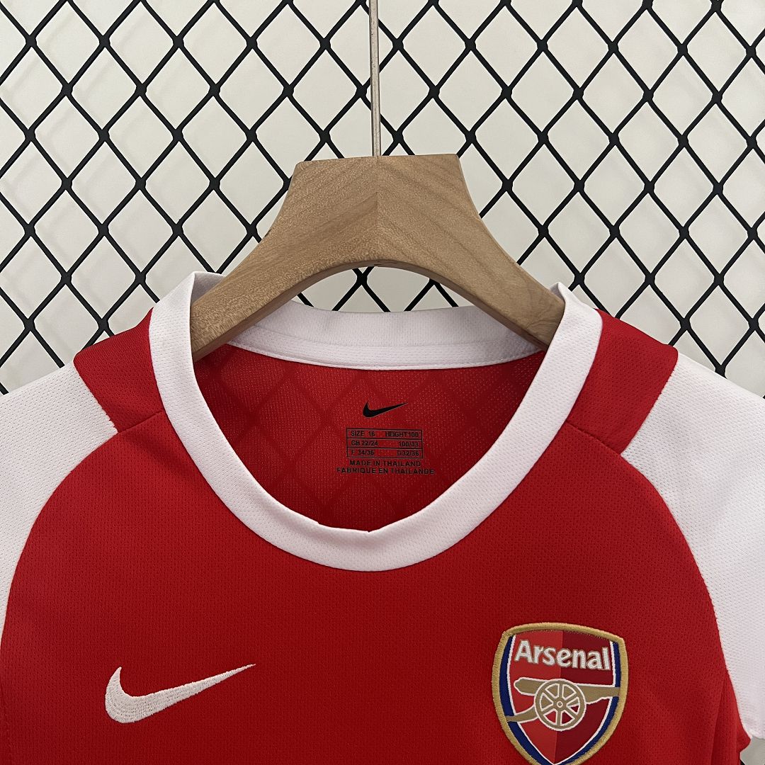 Arsenal Home Retro Kids Kits Children Shirt Cheap Jerseys 02-04