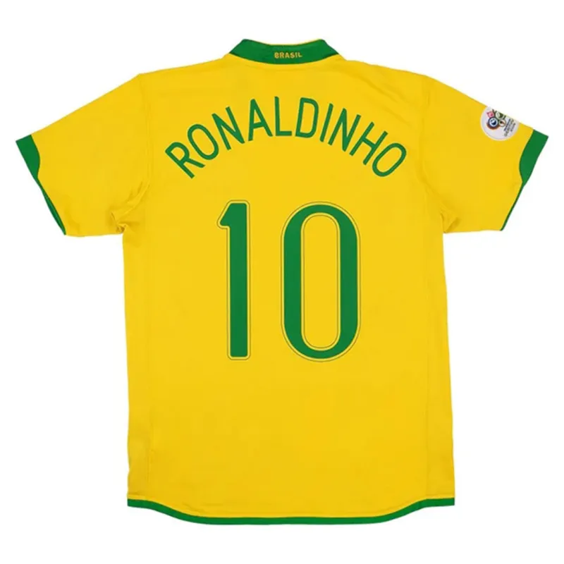 Brazil World Cup 2006 Retro Jersey Home