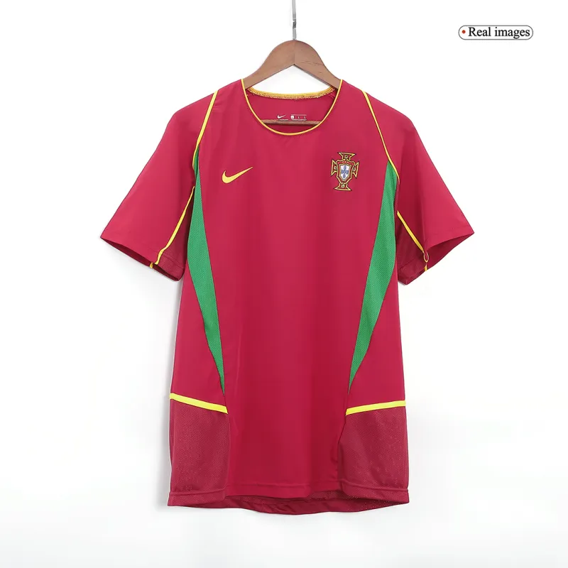 Portugal World Cup 2002 Retro Jersey Home