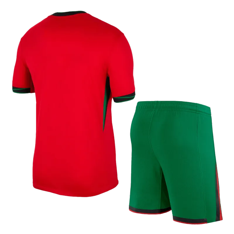 2024  Portugal Nation   Home Kit(Jersey+Shorts) Euro