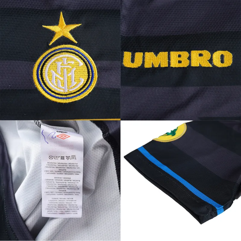Inter Milan Ronaldo #10 Retro 1997-98 Jersey Europa League Away
