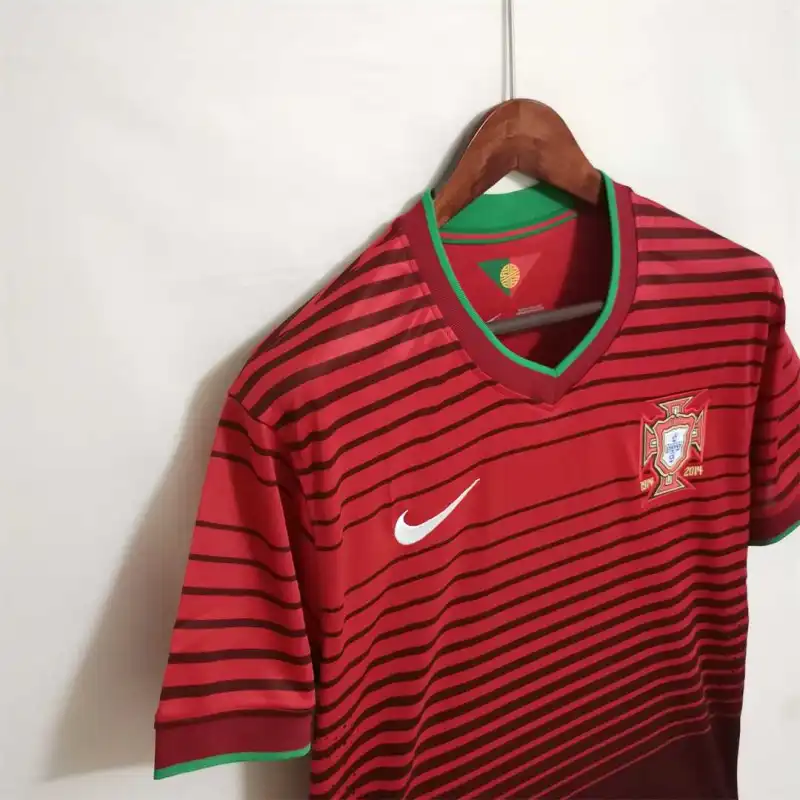 Portugal World Cup 2014 Retro Jersey Home