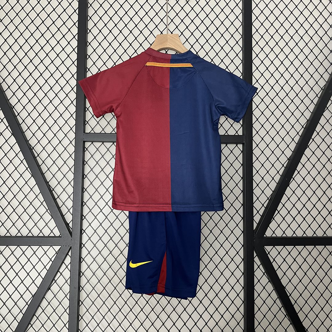Barcelona 08-09 Home Retro Kids Kits Football Jersey