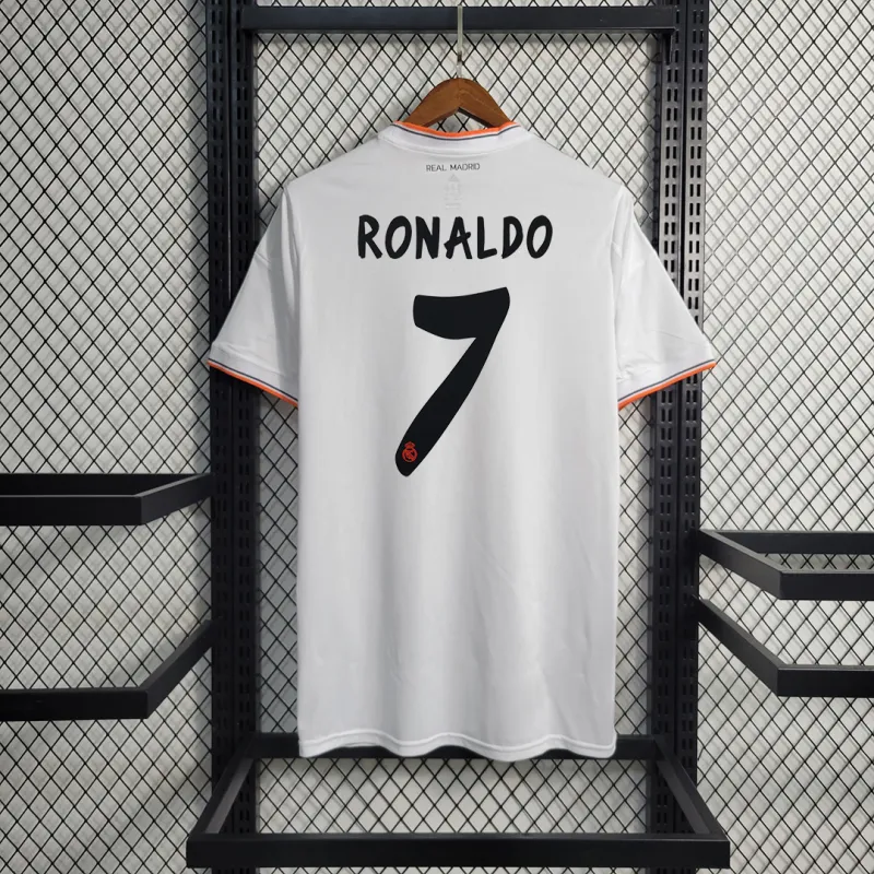 2013-14 Real Madrid RONALDO #7 Home Retro Jersey