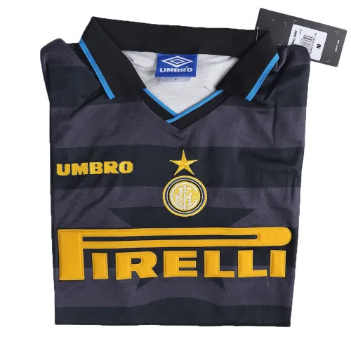 Inter Milan Ronaldo #10 Retro 1997-98 Jersey Europa League Away