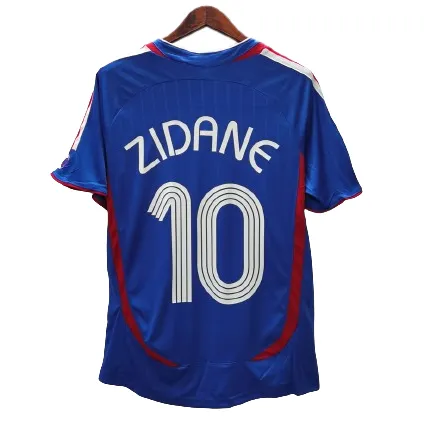 France World Cup 2006 Zidane #10 Retro Jersey Home