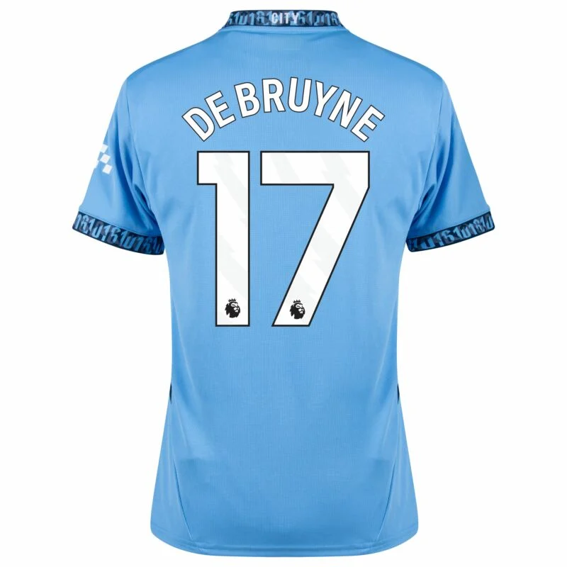 Manchester City Home De Bruyne 17 Shirt 2024-2025 Size：S-4XL