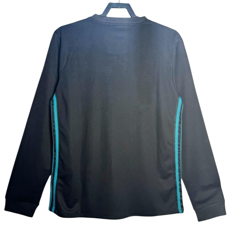 Cristiano Ronaldo #7 Real Madrid Retro Away Jersey Long sleeve Shirt 2017-18