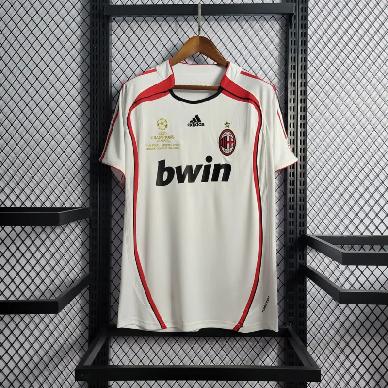 2006-07 AC Milan Ronaldo #99 Kakà #22 Maldini #3 Pirlo #21 UCL Final Retro Jersey Away Replica