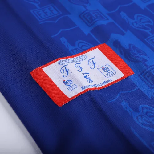 France Euro Cup 1996 Retro Jersey Home