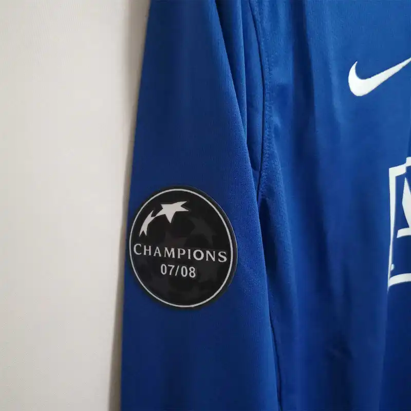 08-09 Manchester United Home Retro Jersey #7 Ronaldo Long Sleeve