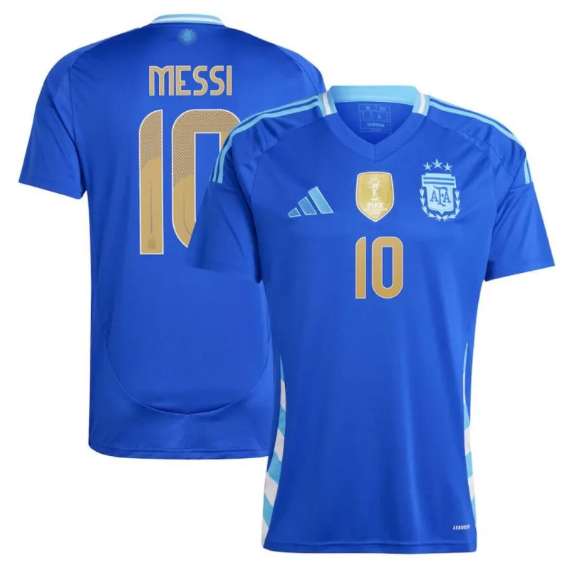 2024 Nation Argentina Away Jersey Messi #10 Di Maria #11 J.Álvarez #9 Copa America