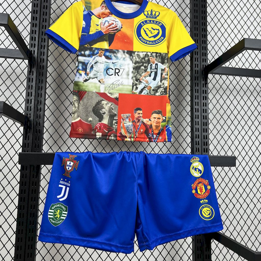 Cristiano Ronaldo 2025-26 all club mix Kids Kit