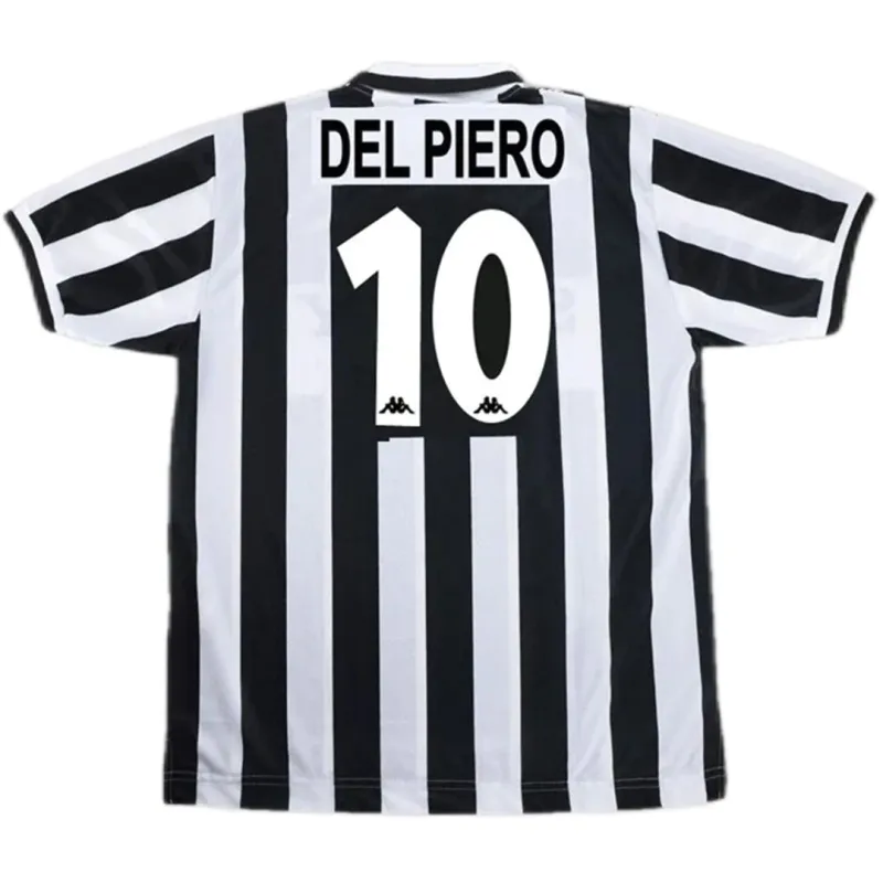 1996-97  Juventus Del Piero #10 Zidane #21 Retro Jersey Home Replica