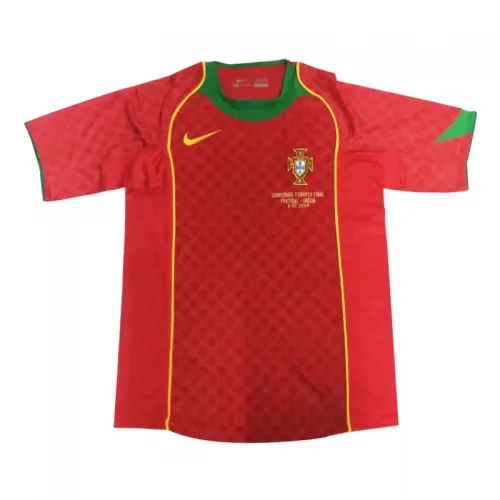 Portugal Euro Cup 2004 Retro Jersey Home