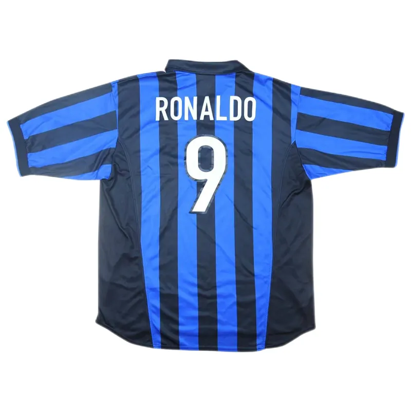 Inter Milan Ronaldo #9 Retro 1998/99 Jersey Home