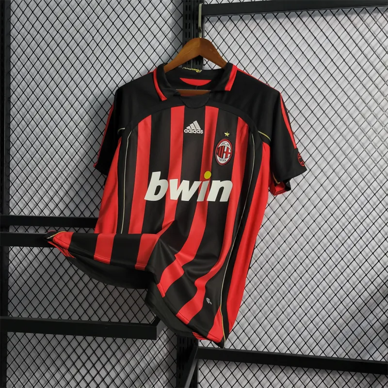 2006-07 AC Milan Ronaldo #99 Maldini #3 Kakà #22 Retro Jersey Home Replica