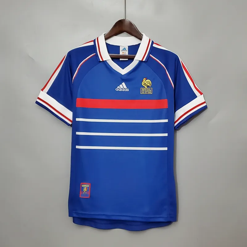 France World Cup 1998 Retro Jersey Home