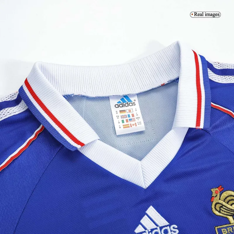 France World Cup 1998 Retro Jersey Long Sleeve