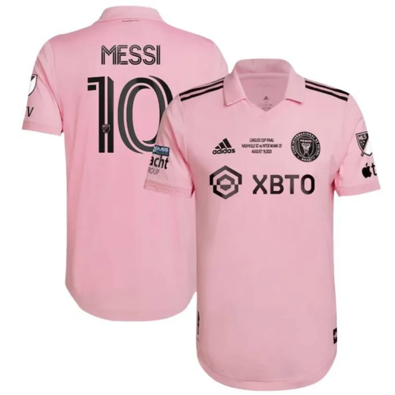 Inter Miami Messi #10 Leagues 2022 Cup Final Version Jersey Player Version