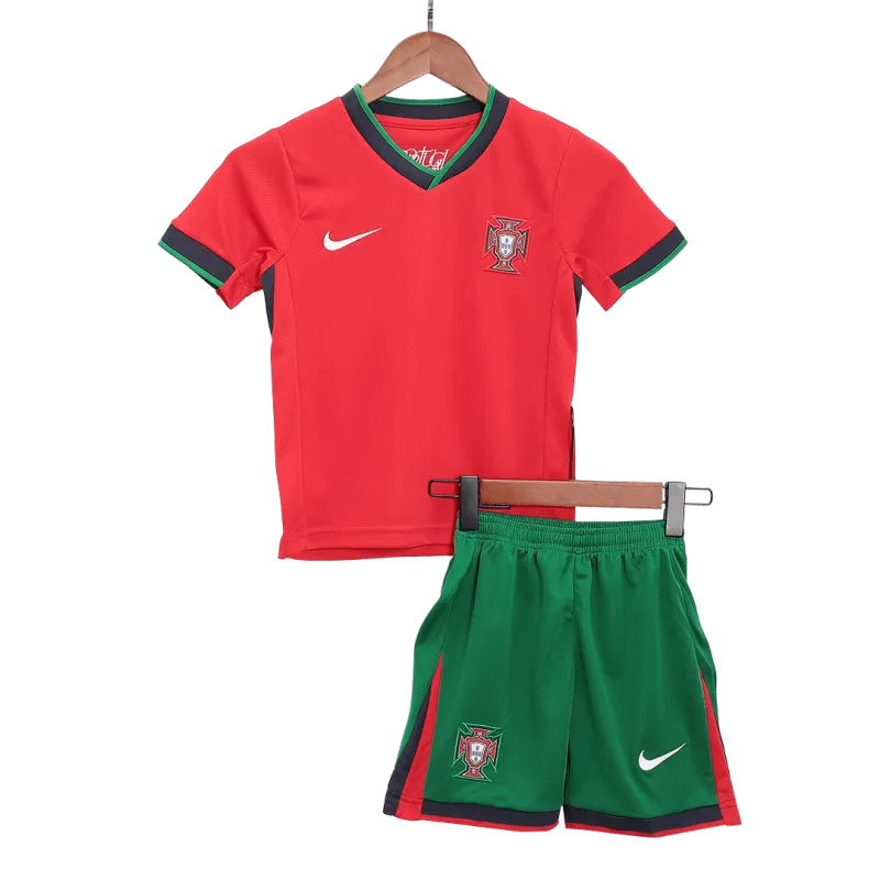 2024 Kids Portugal Nation  Home Kit EURO