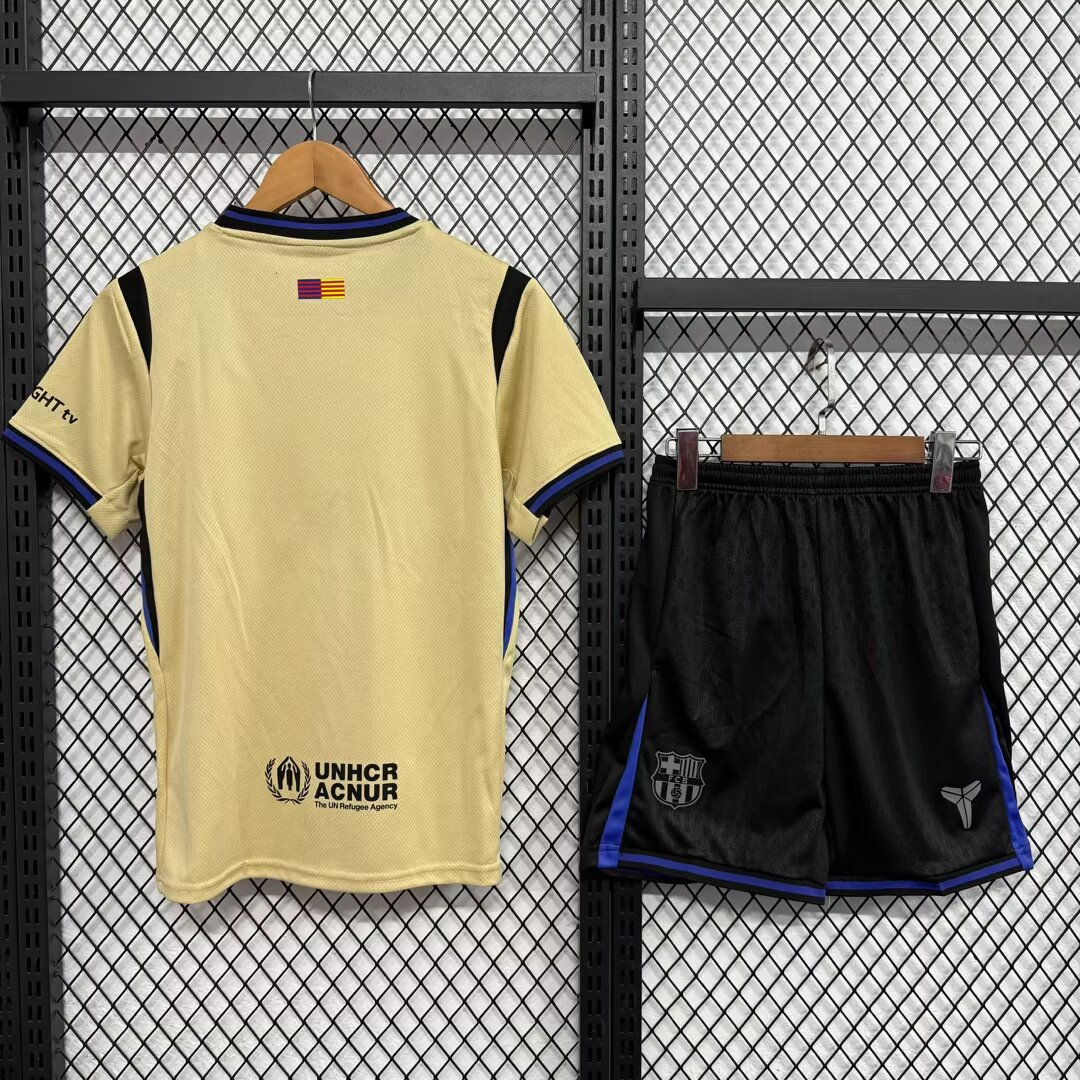 2025-26 Kids Barcelona Away Jersey