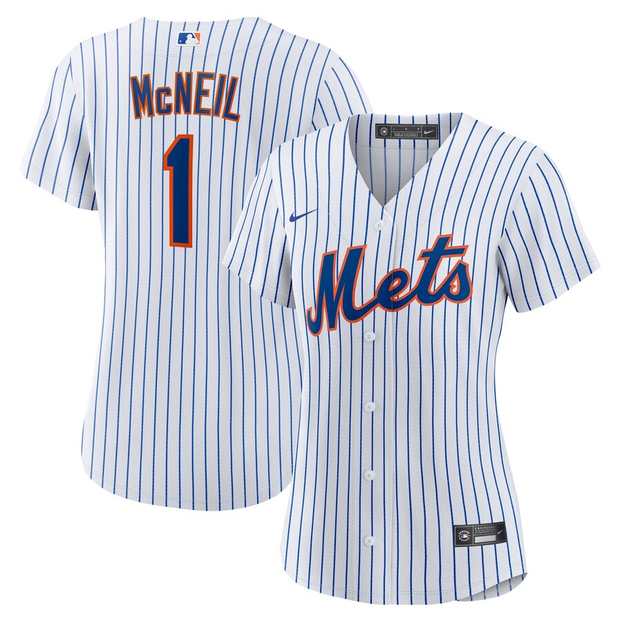 Women's New York Mets Jeff McNeil Nike White Home Replica Jersey